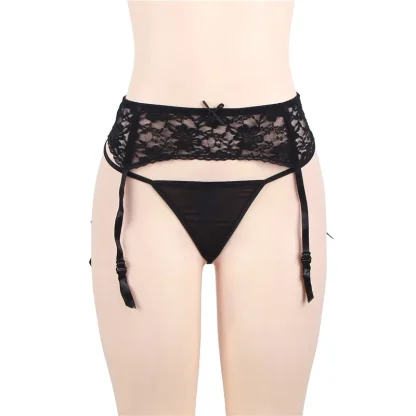 Plus Size Sexy Lace Garter Belt - Image 4