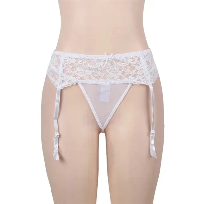 Plus Size Sexy Lace Garter Belt - Image 5