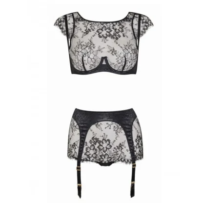 Plus Size Seductive Sexy Lace Top Set - Image 5