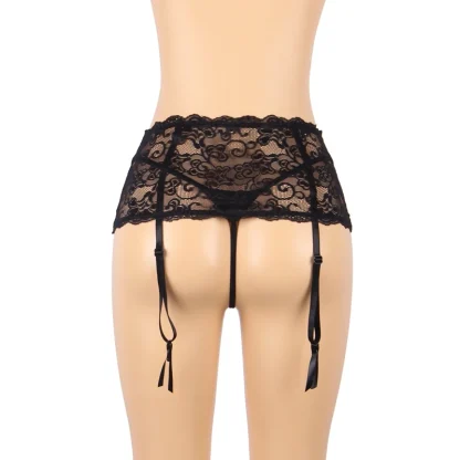 Stylish Plus Size Lace Garter Belts - Image 5
