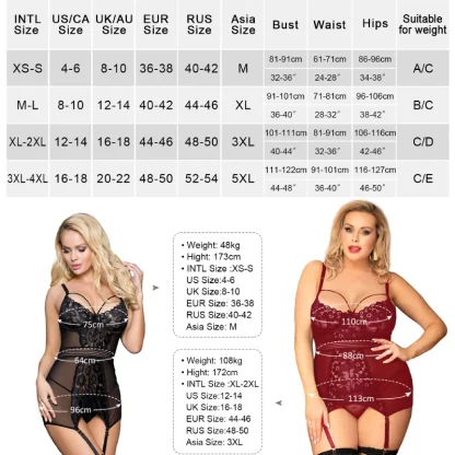 Seductive Sheer Plus Size Babydoll - Image 7