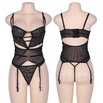 Sexy Spaghetti Strap Plus Size Lingerie - Image 6