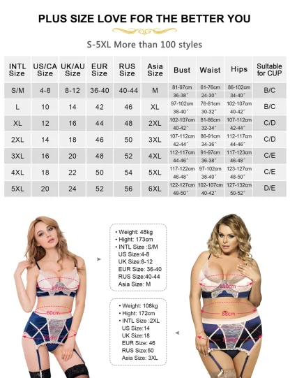 Erotic Sensual Plus Size Lingerie - Image 6