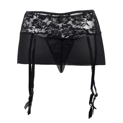 Midnight Allure Plus Size Garter Belt - Image 6