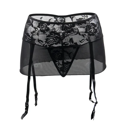 Lace Skirt Plus Size Sexy Garter Belt - Image 5