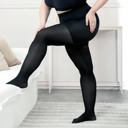 Plus Size Stretch Pantyhose - Image 2