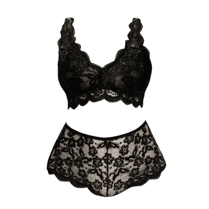 Plus Size V-Neck Lingerie Set - Image 5