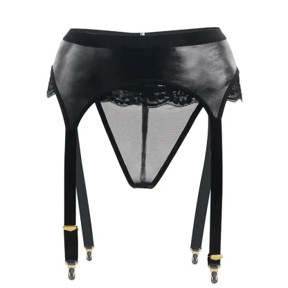 High Waist Plus Size Garter Set - Image 4