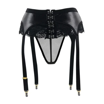 High Waist Plus Size Garter Set - Image 5