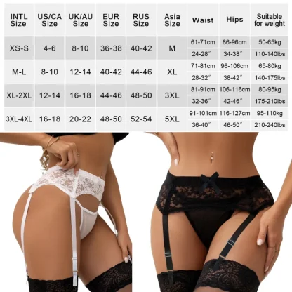 Ravishing Plus Size Garters Panty - Image 7