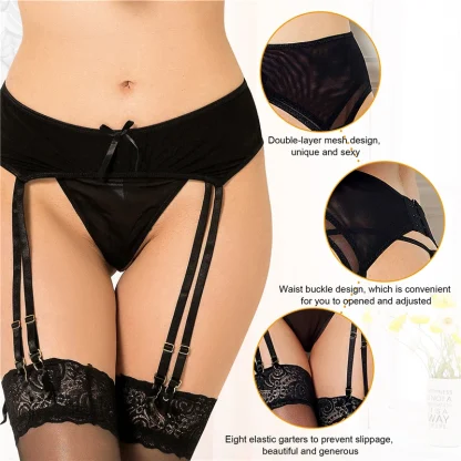 Charm Plus Size Garter Belt - Image 6