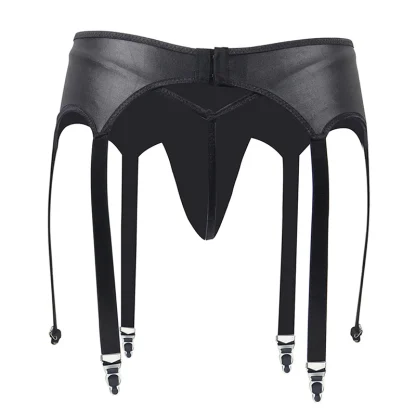 Sexy Plus Size Garter Belt with Clips - Image 4