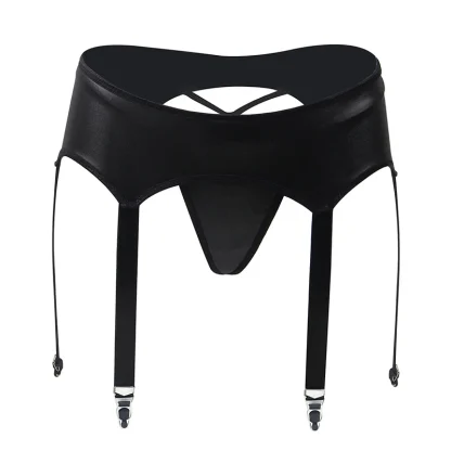 Sexy Plus Size Garter Belt with Clips - Image 5