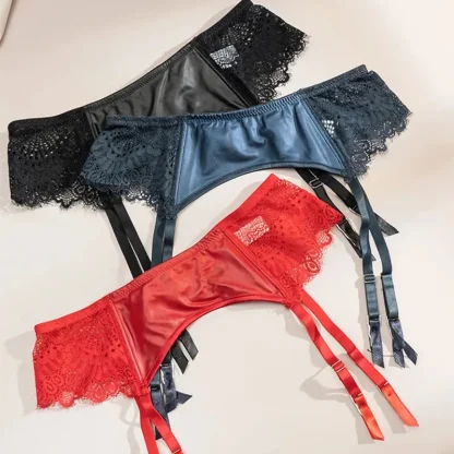 Affair Lace Plus Size Garter Belt - Image 2