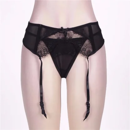 Enchanting Lace Plus Size Garter Belt - Image 6