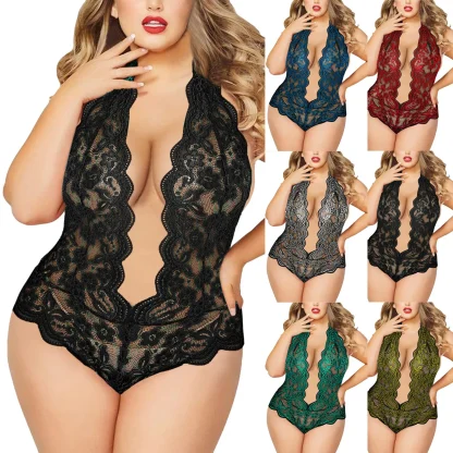 Plus Size Sexy Erotic Bodysuit - Image 2
