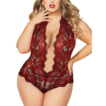 Plus Size Sexy Erotic Bodysuit - Image 3