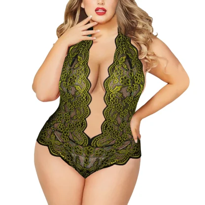 Plus Size Sexy Erotic Bodysuit - Image 4
