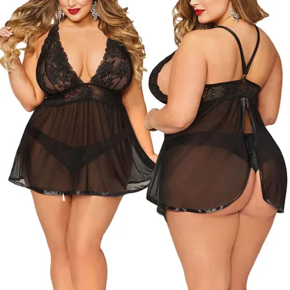 Erotic Hot Plus Size Babydoll - Image 2