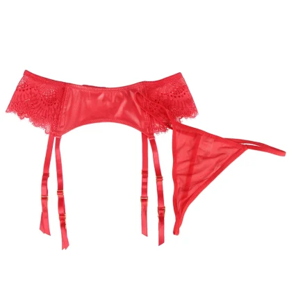 Affair Lace Plus Size Garter Belt - Image 6