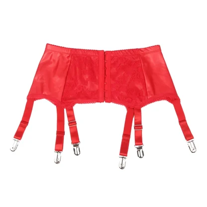 Ravishing Red Plus Size Garter Belt - Image 5