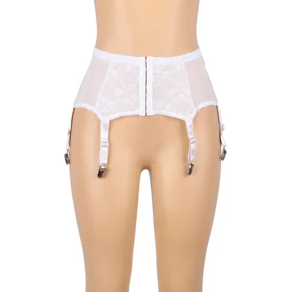 Chic Mesh Plus Size Garter Belt - Image 5