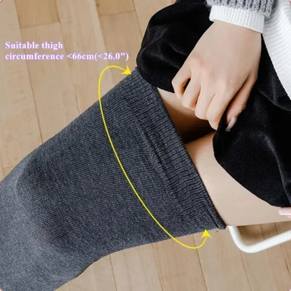 Plus Size Thigh High Socks - Image 7