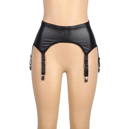 Lace Delight Plus Size Garter Belt - Image 6