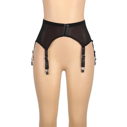 Plus Size Garter Belt with Straps - Image 6