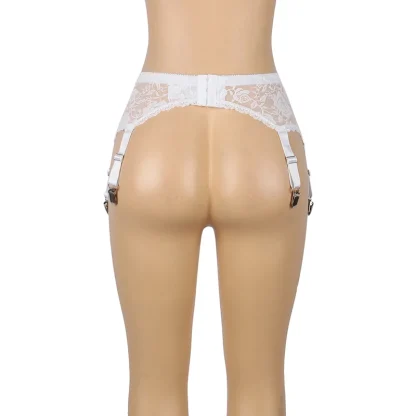 Enchantment Lace Plus Size Garter Belt - Image 5