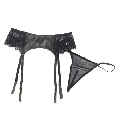 Affair Lace Plus Size Garter Belt - Image 7