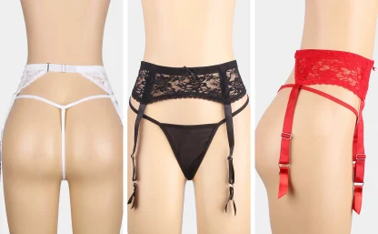 Ravishing Plus Size Garters Panty - Image 4