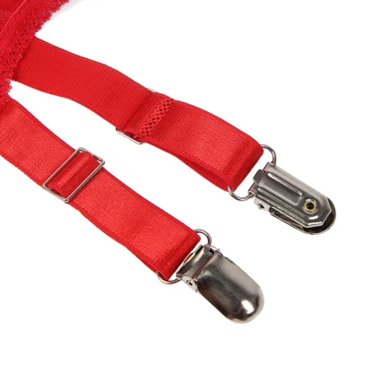 Ravishing Red Plus Size Garter Belt - Image 3