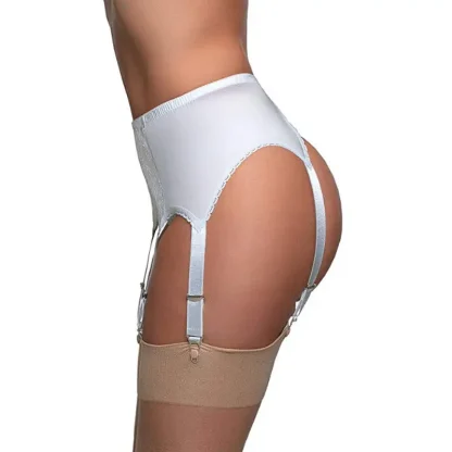 Retro High Waist Plus Size Garter Belt - Image 5