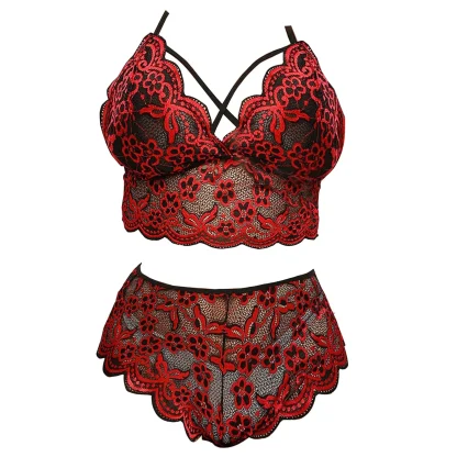 Lace Bralette Plus Size 2-Piece - Image 4