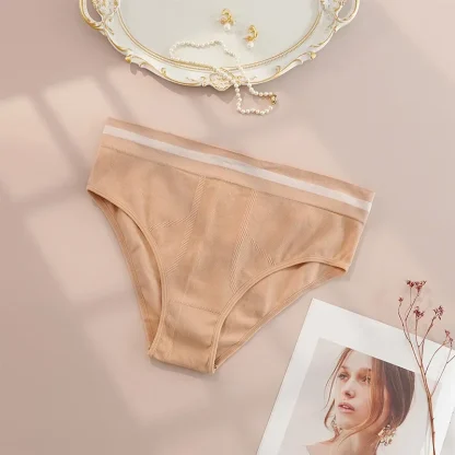 Solid Color Plus Size Panties - Image 6