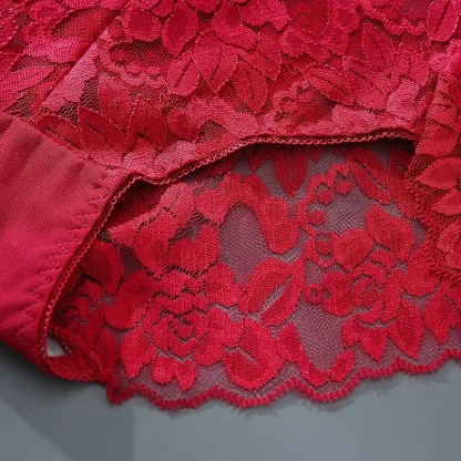 Plus Size Floral Lace Panties - Image 3