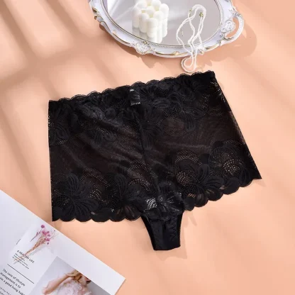High-Rise Lace Plus Size Panties - Image 3