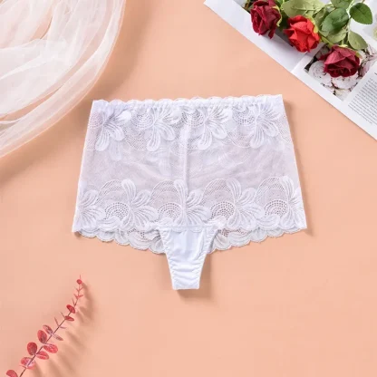 High-Rise Lace Plus Size Panties - Image 4