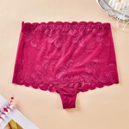 High-Rise Lace Plus Size Panties - Image 5