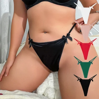 Seductive Bow Plus Size G-Strings - Image 2