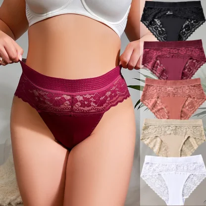 Lace Triangle Plus Size Panty - Image 2