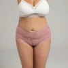 Delicate Lace Plus Size Thong