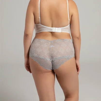 Lace Trimmed Plus Size Panties - Image 4