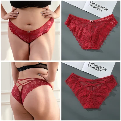 Chic Strap Plus Size Thongs - Image 3
