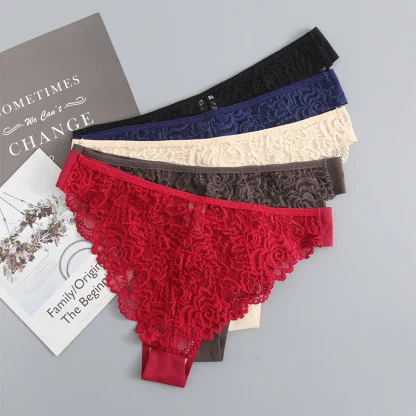 Seamless Lace Plus Size Panty - Image 4