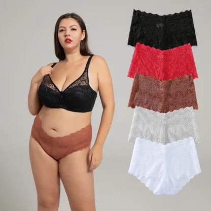 Chic Hollow-Out Plus Size Panties