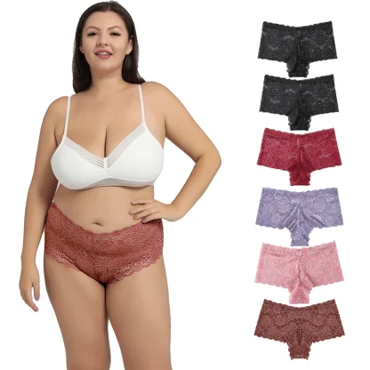Cheeky Lace Plus Size Panty - Image 2