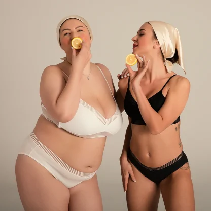 Cute Bow Plus Size Bikini Brief - Image 3