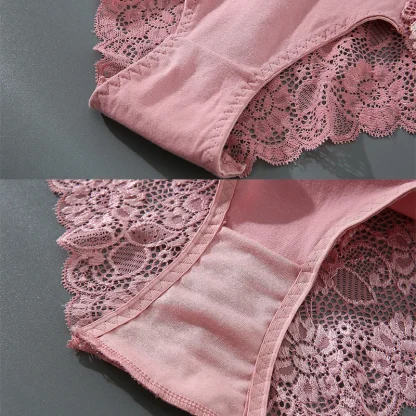 Striped Mid-Waist Plus Size Panties - Image 5